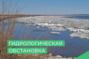 Гидрологическая обстановка в Ханты-Мансийском районе на 27 апреля