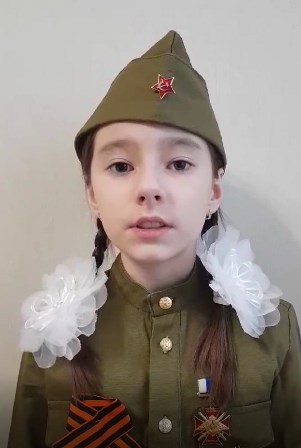 Дочь офицера Росгвардии из Югры стала победительницей всероссийского и международного онлайн-конкурсов ко Дню Победы 