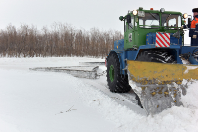 В Ханты-Мансийском районе введена в эксплуатацию зимняя автомобильная дорога до деревни Белогорье, открыто автомобильное транспортное сообщение для пассажирских перевозок в село Селиярово