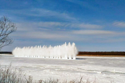 Внимание! В Ханты-Мансийском районе начинаются ледовзрывные работы