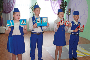 В Шапше прошел муниципальный этап всероссийских соревнований юных инспекторов движения «Безопасное колесо»