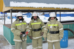28 февраля в Шапше прошли пожарные учения