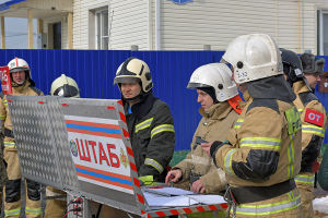 14 апреля в Ярках прошли масштабные пожарные учения
