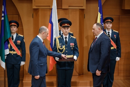 Начальник югорского управления Росгвардии принял участие в церемонии вступления в должность главы Ханты-Мансийска