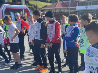 Воспитанники спортивной школы Ханты-Мансийского района приняли участие в Кроссе нации