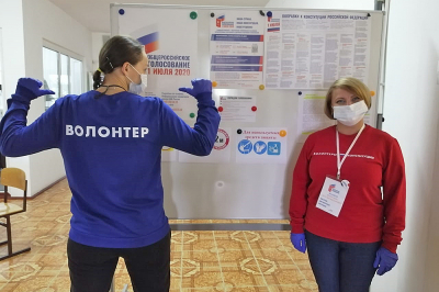 В Ханты-Мансийском районе продолжается голосование по вопросу о поправках в Конституцию РФ