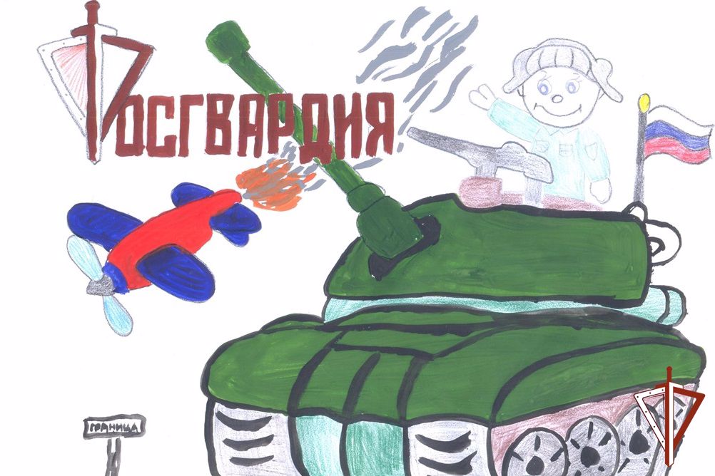В Югре росгвардейцы и члены их семей поддержали онлайн-флешмоб «Цвета российского флага»