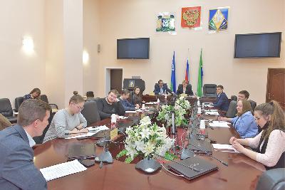 18 марта состоялось первое заседание Общественной молодежной палаты при Думе Ханты-Мансийского района VII созыва