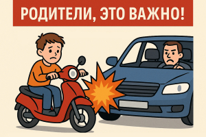 Несовершеннолетние часто становятся виновниками дорожных происшествий