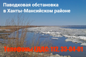 Паводковая ситуация в Ханты-Мансийском районе на 11 мая