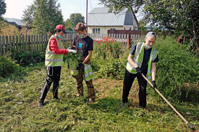 В Ханты-Мансийском районе продолжают трудиться экологические отряды
