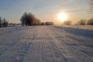 С 1 декабря открыта для движения зимняя автомобильная дорога Ханты-Мансийск – Белогорье