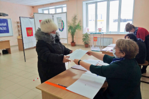 Продолжается голосование на выборах главы и депутатов совета сельского поселения Кедровый