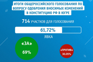 Большинство проголосовавших югорчан одобрили внесение изменений в Конституцию РФ