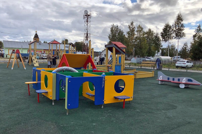 28 октября в Шапше прошла общественная приемка детской игровой площадки