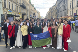 Валерия Дегтярева из поселка Сибирского представила Ханты-Мансийский район на общероссийском выпускном фестивале «Алые паруса»