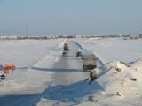 Ограничение движения транспортных средств на ледовых переправах