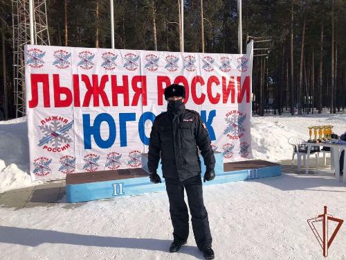 Росгвардия обеспечила безопасность XL открытой Всероссийской массовой гонки «Лыжня России-2022» в Югре