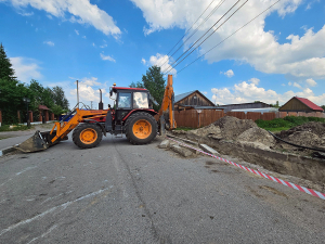 В деревне Шапша завершен капитальный ремонт сетей тепловодоснабжения по улице Строителей