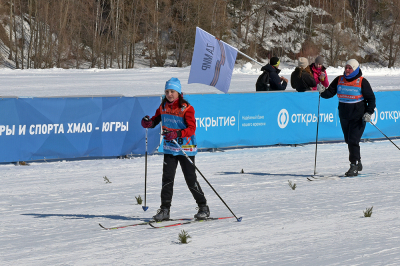 Спортсмены из Ханты-Мансийского района приняли участие в Югорском лыжном марафоне
