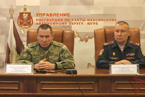 Командующий Уральским округом Росгвардии проверил подразделения дислоцированные в Югре