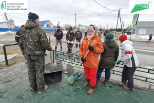 Жители Ханты-Мансийского района приняли участие во Всероссийском субботнике