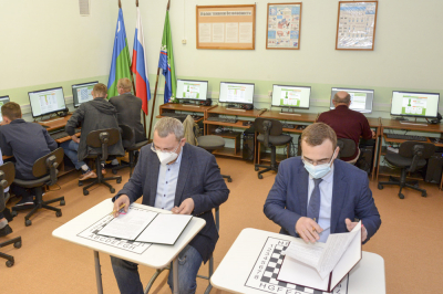 В Горноправдинске состоялись районный шахматный турнир и встреча воспитанников спортивной школы с игроками хоккейного клуба «Югра»