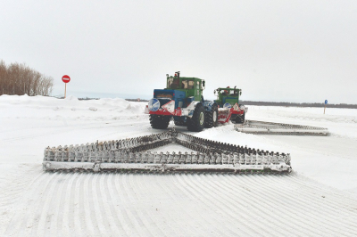 В Ханты-Мансийском районе идет обустройство более 382 километров зимних автомобильных дорог, ледовых переправ – 7 километров, по состоянию на 23 ноября готовность – 28%