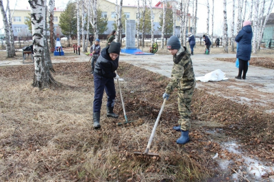 В Ханты-Мансийском районе большая уборка