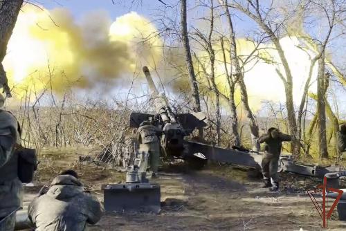 Артиллерия Росгвардии успешно выполняет задачи в зоне проведения специальной военной операции 