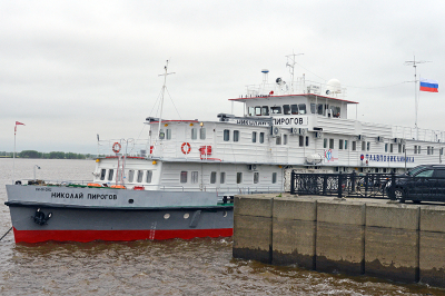 График работы плавполиклинники "Николай Пирогов" в Ханты-Мансийском районе