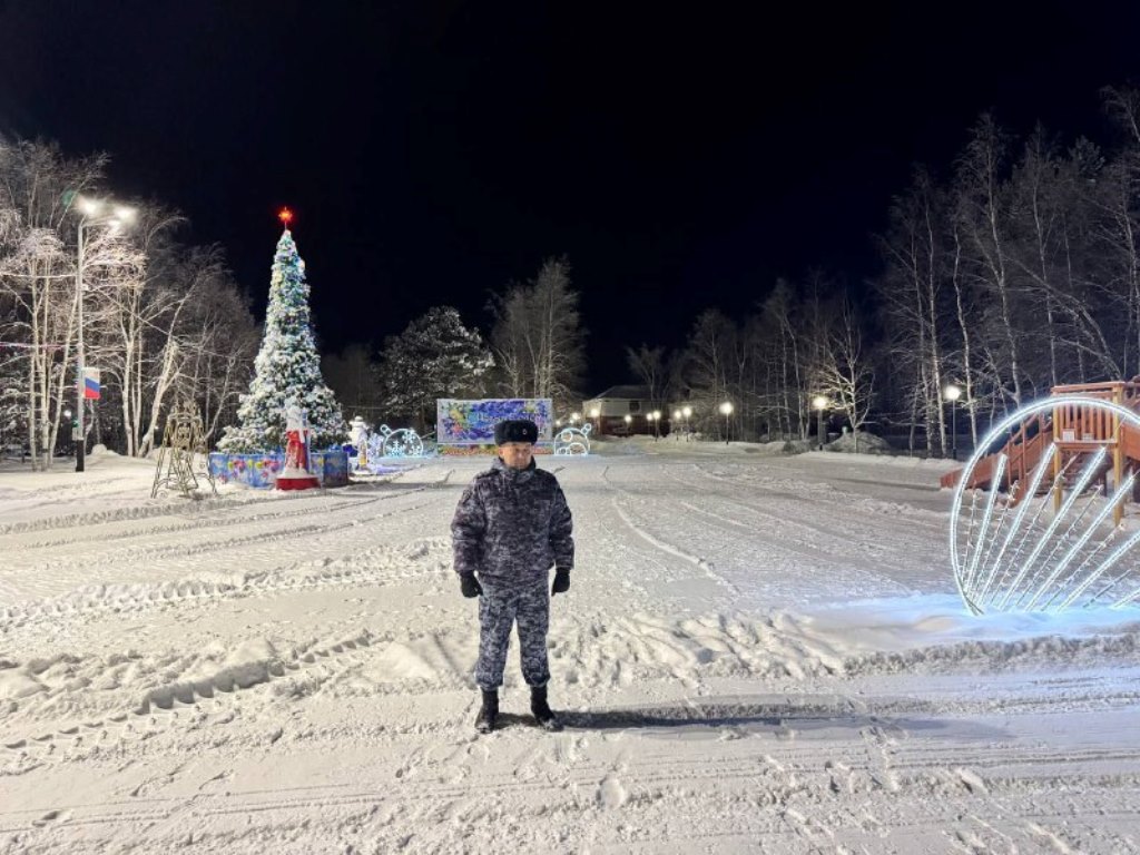 Росгвардейцы обеспечили безопасность в новогоднюю ночь в Югре