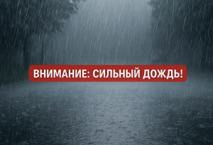 Внимание: сильный дождь!