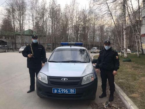 В Югре сотрудники Росгвардии задержали двух злоумышленников