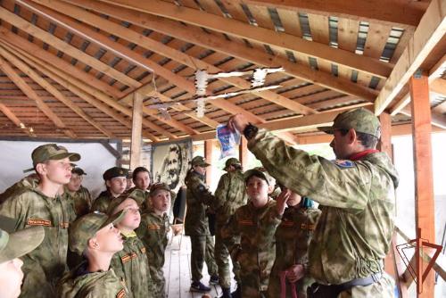 Ветераны Росгвардии провели мастер-класс для участников сбора «Гвардейская смена»