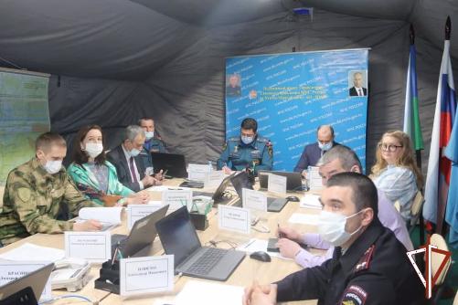 Подразделения Росгвардии приняли участие в учении МЧС России по ликвидации последствий чрезвычайных ситуаций природного характера на территории Югры