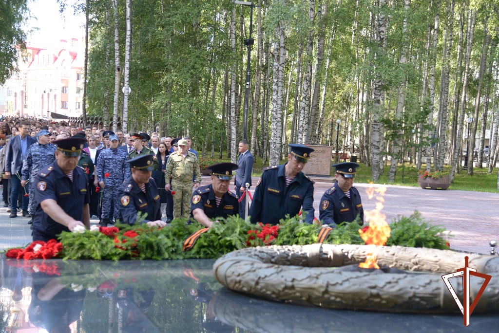 В Югре Росгвардия присоединилась к мероприятиям по случаю Дня солидарности в борьбе с терроризмом в Югре