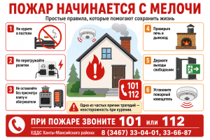 Пожар начинается с мелочи