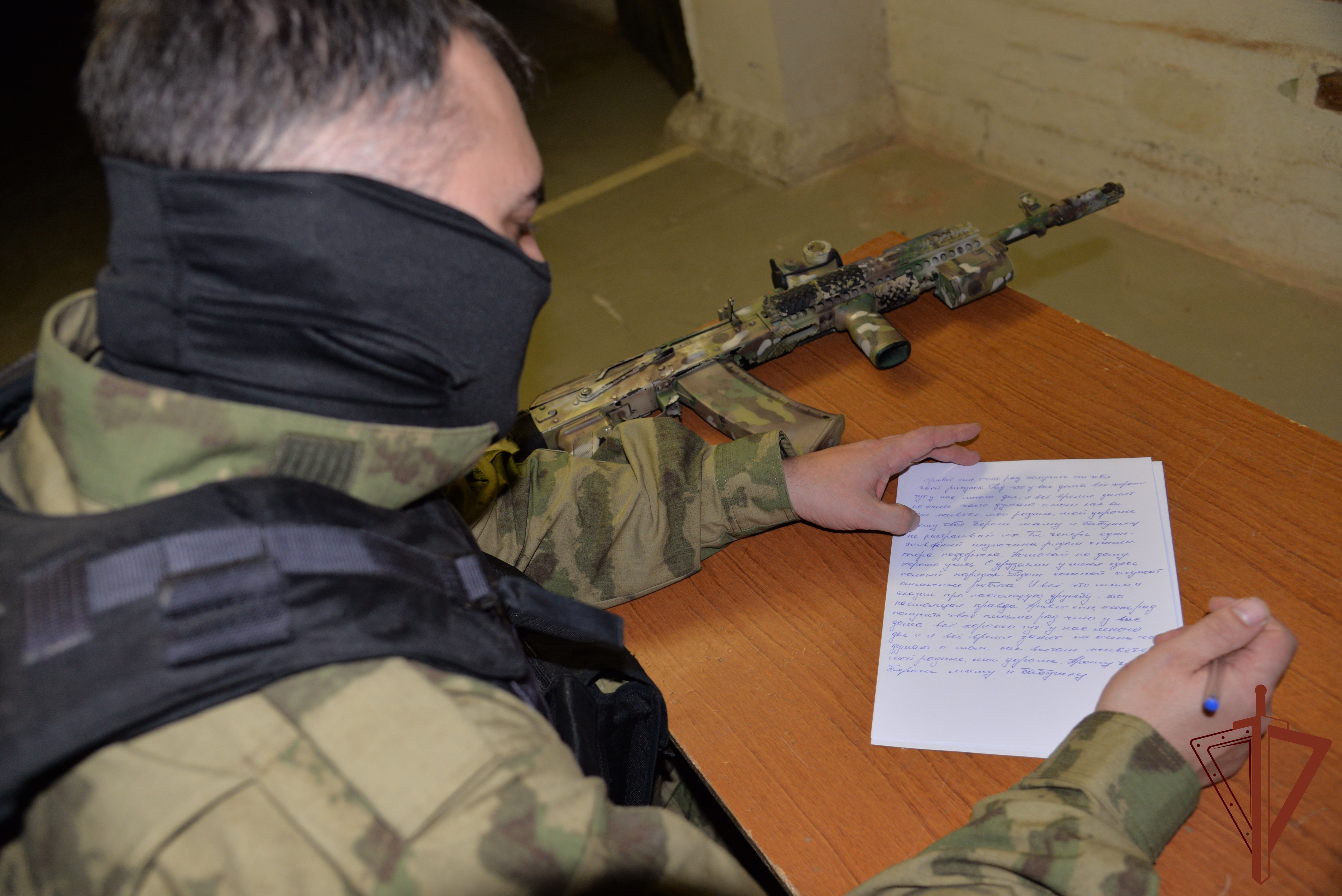 Офицер Росгвардии принял участие в съемках социального ролика в поддержку югорчан – участников СВО