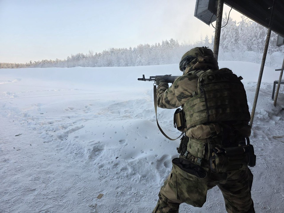 В Югре прошел полевой выход сотрудников ОМОН Росгвардии