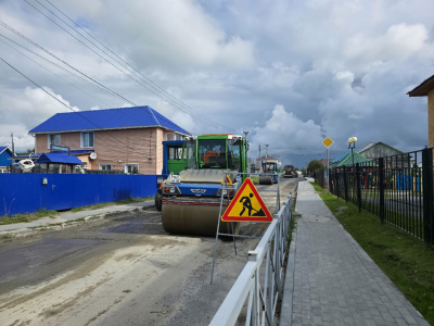 Шапша: асфальт вместо щебня – работы на финише