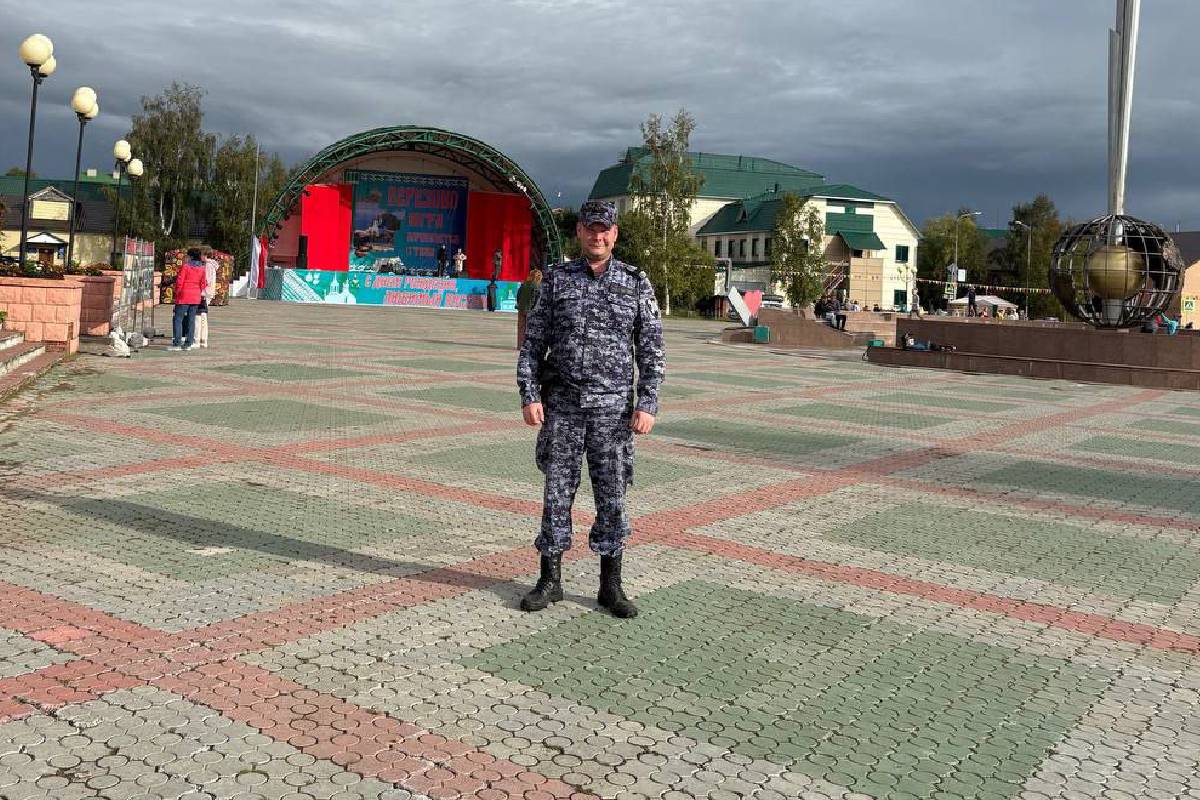 В Югре Росгвардия обеспечила безопасность мероприятий, посвящённых 432 годовщине со дня основания пгт Березово
