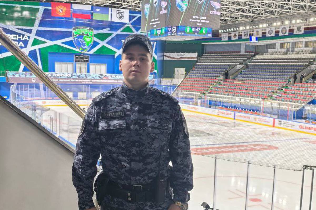 В Югре Росгвардия продолжает обеспечивать правопорядок на матчах ВХЛ