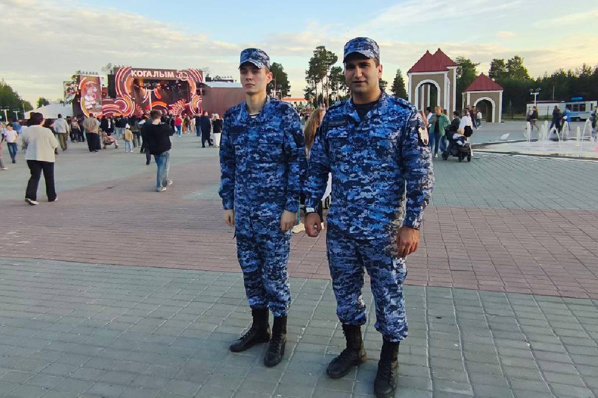 В Югре Росгвардия обеспечила безопасность мероприятий, посвящённых 50-летнему юбилею Когалыма