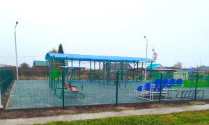 В селе Тюли открылась новая спортивная площадка