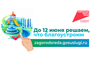 Выбираем территории для благоустройства!