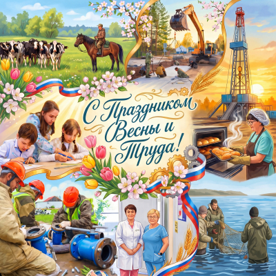 Уважаемые земляки! Поздравляю вас с Праздником Весны и Труда!