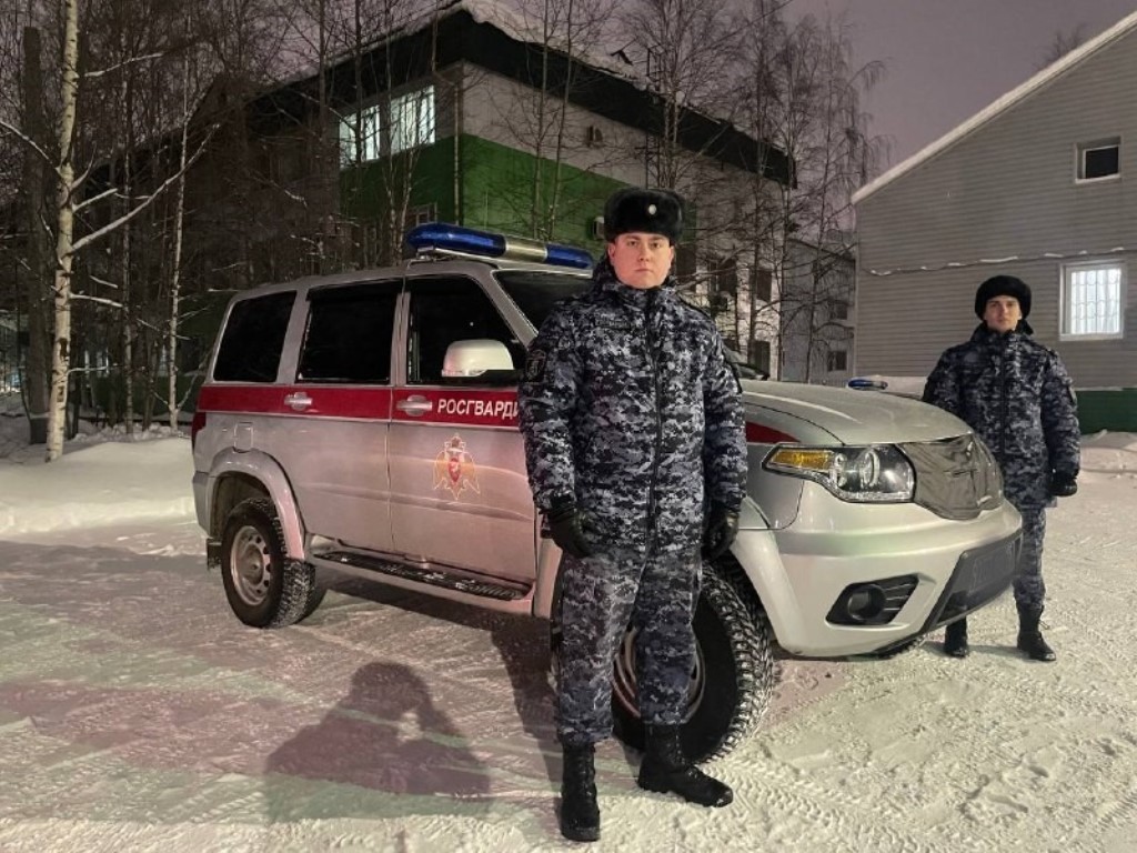 В Югре Росгвардия по «горячим следам» задержала грабителя