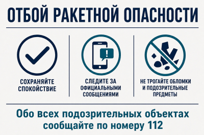 Отбой ракетной опасности на территории Югры