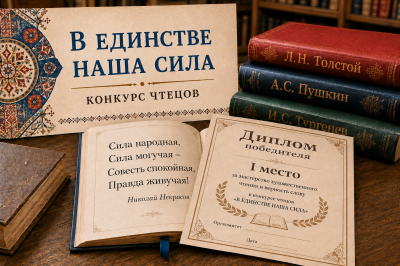 «В единстве наша сила»: итоги конкурса чтецов